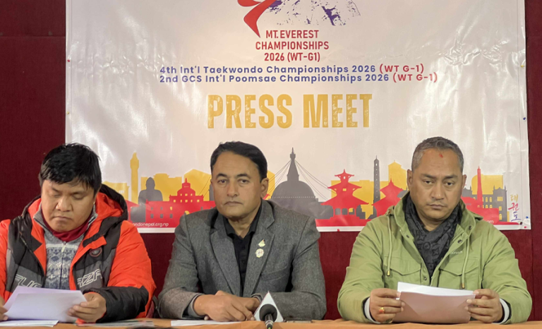 चौथो माउन्ट एभरेस्ट अन्तर्राष्ट्रिय तेक्वान्दो फागुन पहिलो साता