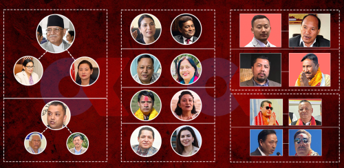 नातेदार र एकाघरका उम्मेदवार