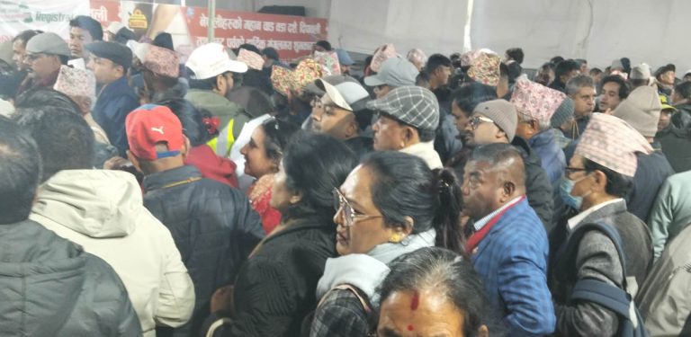 कांग्रेस विशेष महाधिवेशन : मनोनयन दर्ता सुरु