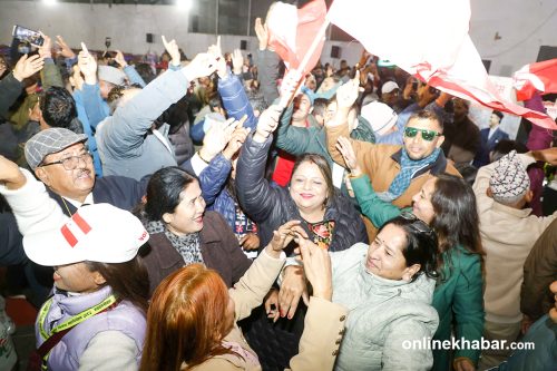 कांग्रेस विशेष महाधिवेशन : भृकुटीमण्डपमा नाचगान (तस्वीरहरू)