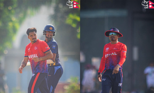 पहिलो अभ्यास खेलमा नेपाल श्रीलंका ‘ए’ सँग पराजित