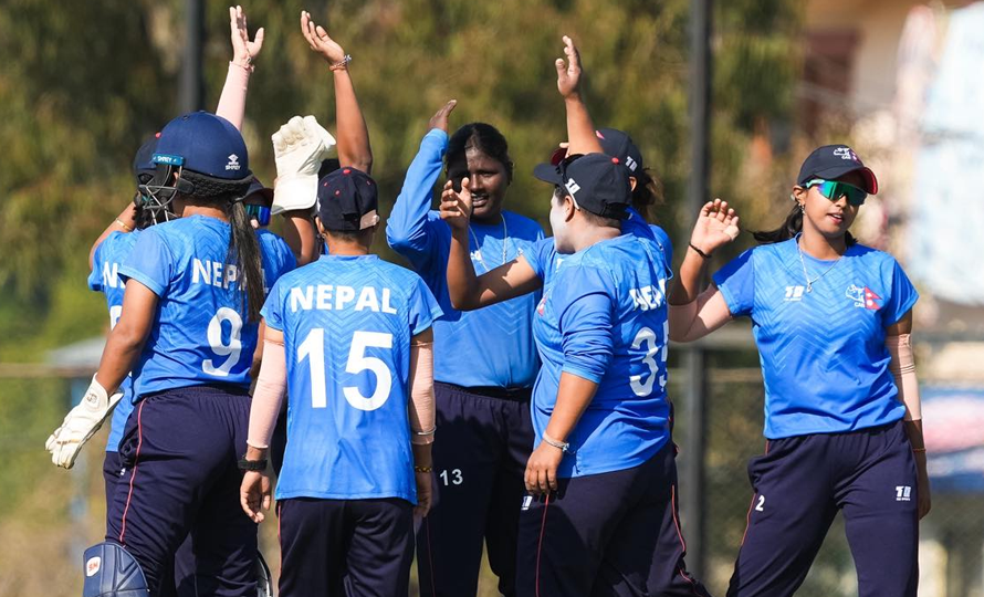 महिला क्रिकेट : अभ्यास खेलमा नेपालले अमेरिकालाई हरायो
