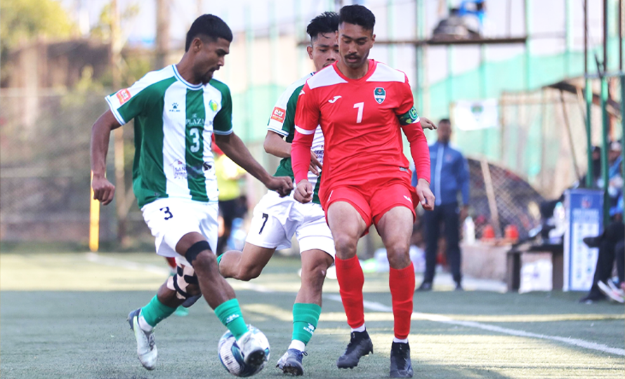 राष्ट्रिय लिग फुटबलमा आर्मी र प्लानिङ ब्वाइजले बाँडे अंक