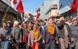 एमाले उपाध्यक्ष गुरूङले लमजुङमा दर्ता गराए मनोनयन