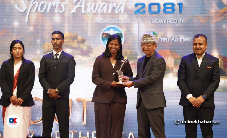 एनएसजेएफ स्पोर्ट्स अवार्ड : पूजा महतोलाई उत्कृष्ट युवा खेलाडीको अवार्ड