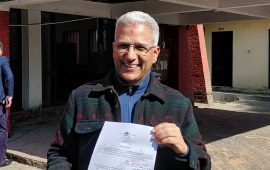 राप्रपाका रवीन्द्र मिश्रले गरे काठमाडौं-१ मा उम्मेदवारी दर्ता