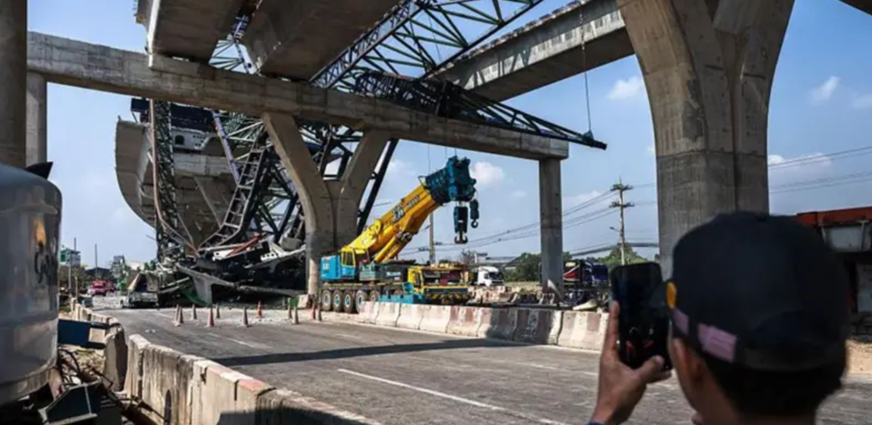 थाइल्यान्डमा अर्को क्रेन दुर्घटना, २ जनाको मृत्यु