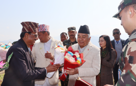 राष्ट्रपति पौडेल बागलुङमा