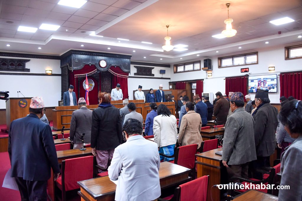 बलदेवको निधनमा शोक प्रस्ताव पारित गर्दै सकियो राष्ट्रिय सभा बैठक