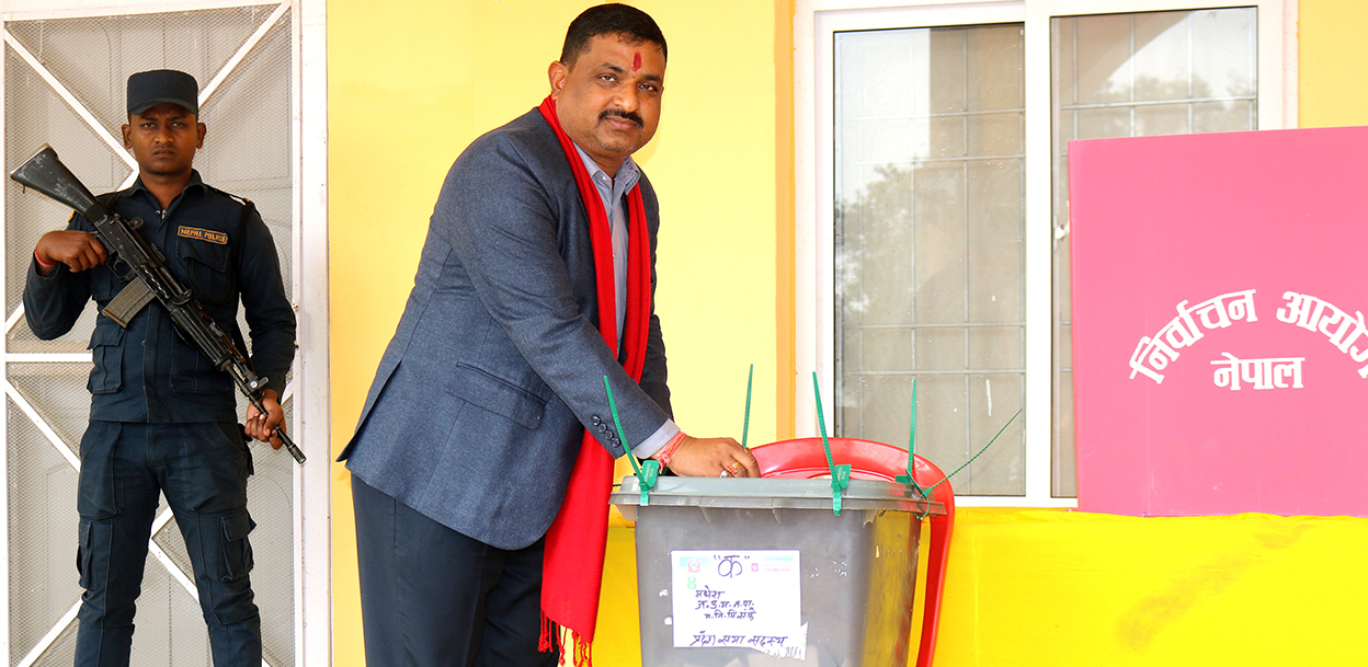 राष्ट्रियसभा निर्वाचनः ५० प्रतिशतभन्दा बढी मतदान