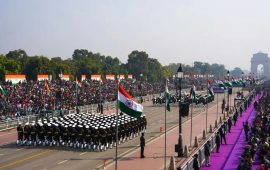 भारत आज ७७ औं गणतन्त्र दिवस मनाउँदै