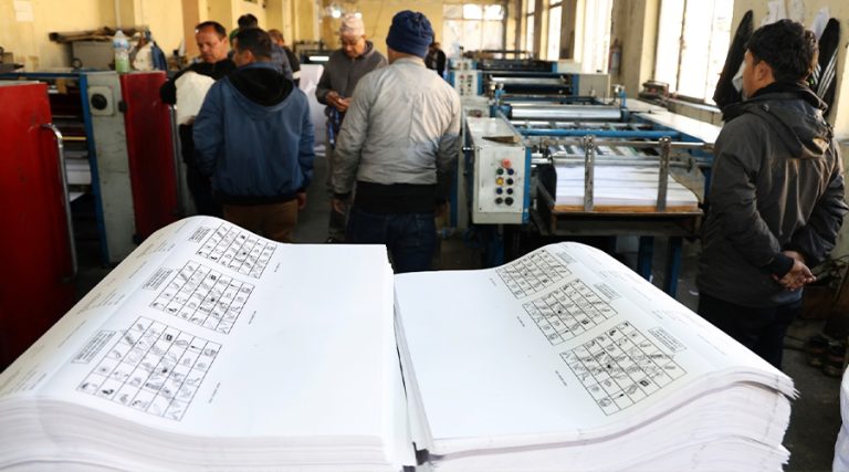 निर्वाचन आयोगले थाल्यो समानुपातिक तर्फको मतपत्र छपाइ