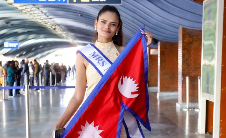 ‘मिसेस वर्ल्ड’ मा प्रतिस्पर्धा गर्न अमेरिका उडिन् सञ्जु