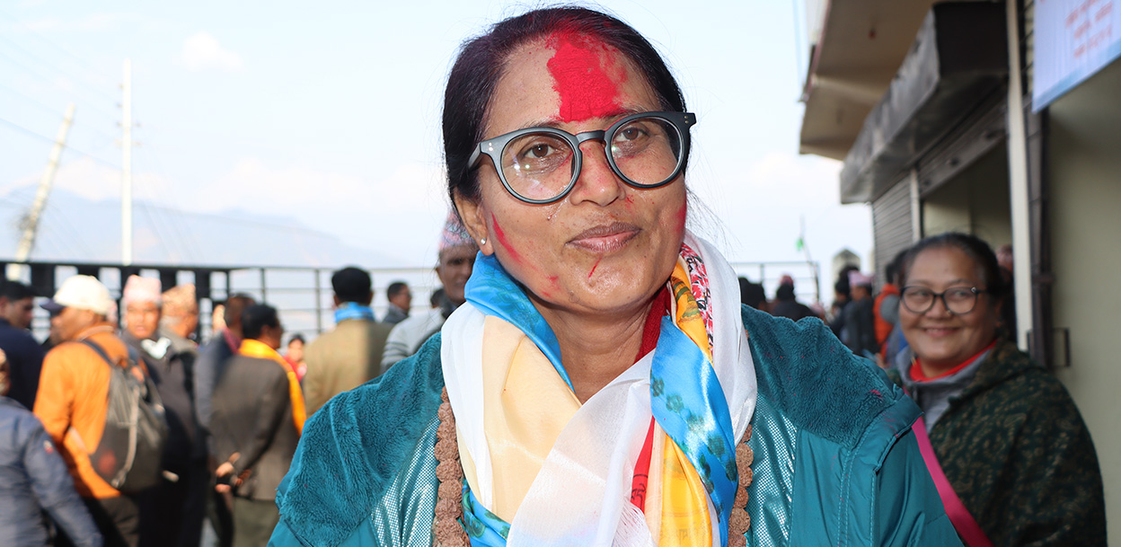 नेपाली कम्युनिस्ट पार्टीबाट सरिता थापाको मनोनयन दर्ता