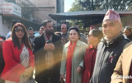 आधिकारिकता दाबी गर्दै सर्वोच्च पुगे देउवा पक्षीय नेताहरू