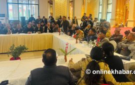 शेखर पक्षको बैठक बत्तीसपुतलीमा जारी