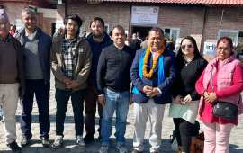 शिशिर खनालले गरे काठमाडौं-६ मा उम्मेदवारी दर्ता