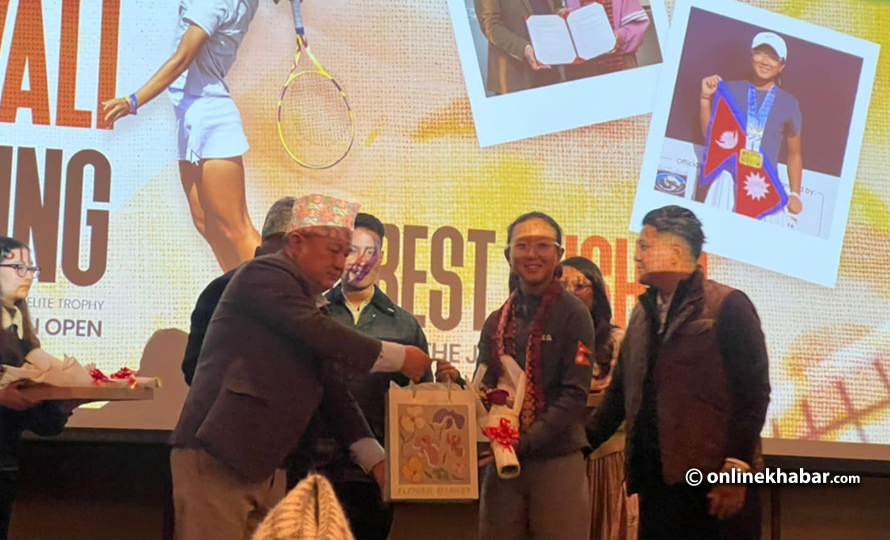 अस्ट्रेलियन ओपन खेल्न जाने शिभाली गुरुङको बिदाइ