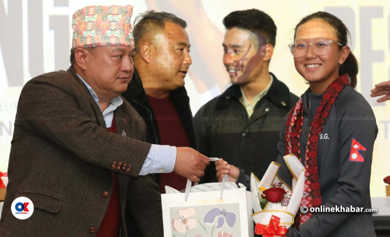 अस्ट्रेलियन ओपन खेल्न जाने शिभाली गुरुङको बिदाइ