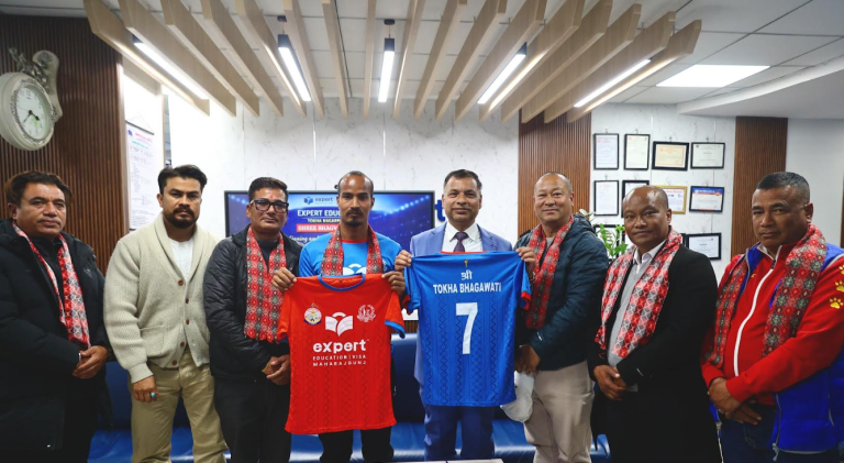 एक्सपर्ट श्री भगवती क्लबको मुख्य प्रायोजक