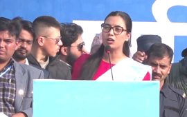 जनकपुरको सभामा सोबिता- मधेशबाट देशले भाग्य परिवर्तन गर्नैपर्छ