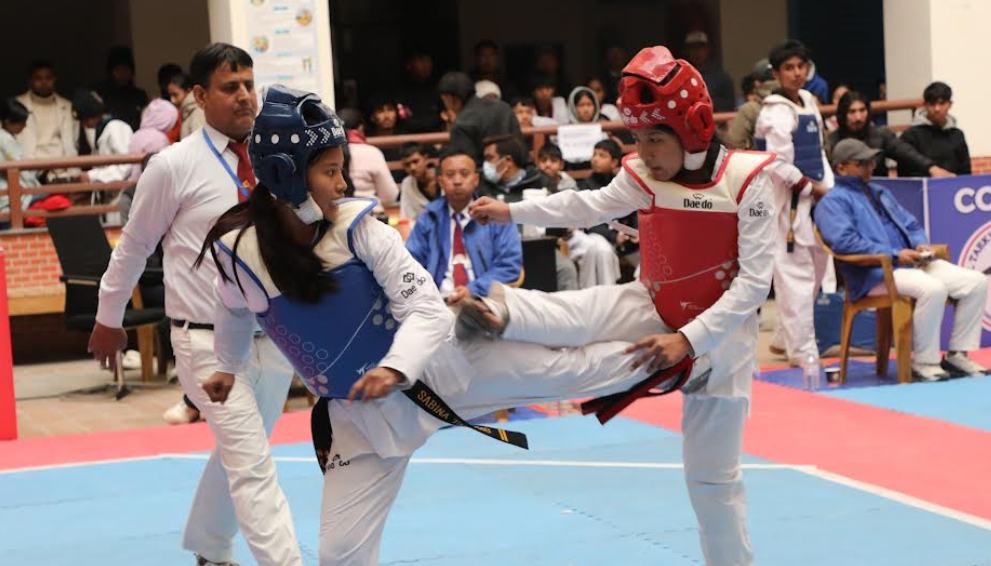 बागमती प्रदेशस्तरीय खुला तेक्वान्दोमा खुशी, प्रतिभा र सोयालाई स्वर्ण