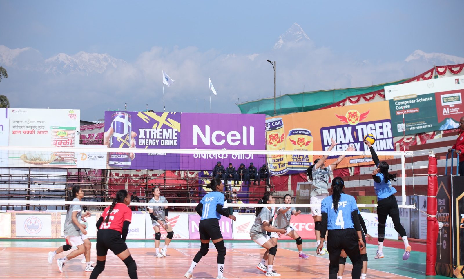 टाइगर कप भलिबल : महिलातर्फ एपीएफलाई हराउँदै थाइल्यान्ड क्वीन्स तेस्रो