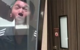 शौचालयमा धूम्रपान रोक्ने अनौठो उपाय : भित्र धुवाँ उडाउनेबित्तिकै ढोकाबाट छ्याङ्गै देखिने