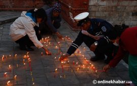 ट्राफिक सप्ताह : माइतीघरमा दीप प्रज्वलन