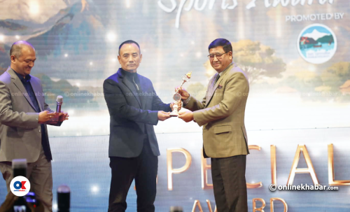 तेक्वान्दोमा ९ डान पाउने तुलसी गुरुङलाई एनएसजेएफ स्पेशल अवार्ड