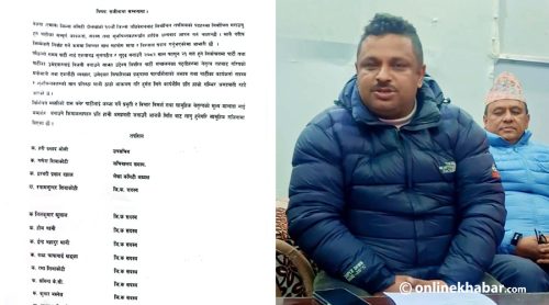 उम्मेदवार सिफारिसमा मनपरि गरेको भन्दै एमाले दोलखाका उपसचिव सहितले दिए राजीनामा