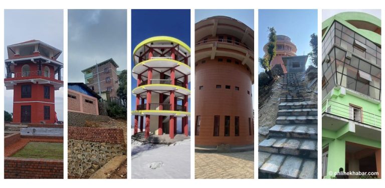 हचुवामा बनाइएका पाँच वटा भ्यु टावर पालिका र सामुदायिक वनलाई जिम्मा