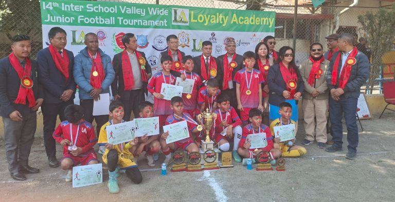 लिटिल एन्जल्सलाई लोयल्टी कप फुटबलको उपाधि