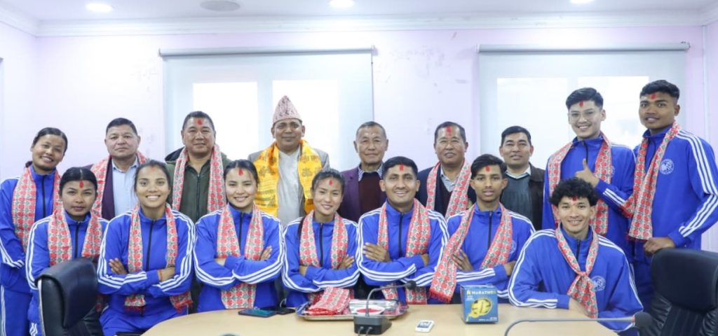 छैटौं दक्षिण एसियाली सेपाकताक्रो च्याम्पियनसिप खेल्ने नेपाली टोलीको बिदाइ