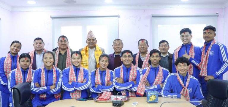 छैटौं दक्षिण एसियाली सेपाकताक्रो च्याम्पियनसिप खेल्ने नेपाली टोलीको बिदाइ