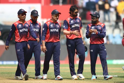 वेस्ट इन्डिजसँग स्तब्ध नेपाल, एक खेलअगावै बाहिरियो (तस्वीरहरू)