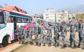 निर्वाचन सुरक्षा : सशस्त्र हेडक्वार्टरबाट १६ सय जनशक्ति जिल्ला खटाइयो