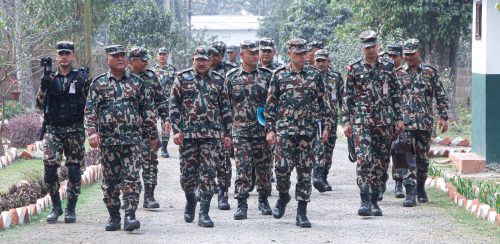 देश दौडाहामा प्रधानसेनापति