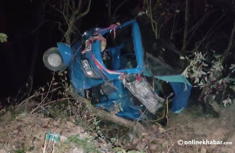 रोल्पामा अटो दुर्घटना हुँदा ७ जना घाइते