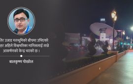 मरुभूमिबीच फुलेको रङ्गीन शहर