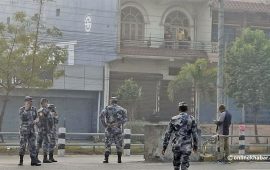 भैरहवामा भेटिएको शंकास्पद भनिएको वस्तु माटो राखेको बियरको बोतल