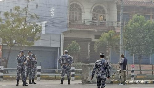 भैरहवामा भेटिएको शंकास्पद भनिएको वस्तु माटो राखेको बियरको बोतल