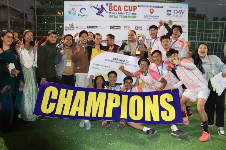 डीएभीमा चौथो बीसीए कप अन्तर कलेज फुट्सल प्रतियोगिता सम्पन्न