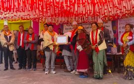 मकवानपुरमा अनलाइनखबरकर्मी अधिकारीसहित ११ स्रष्टा सम्मानित