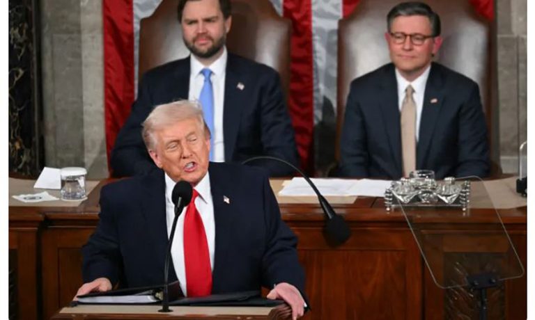 संसदलाई सम्बोधन गर्दै ट्रम्पले भने – भेनेजुएला नयाँ साथी