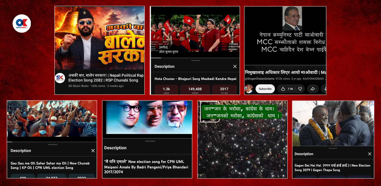 चुनावी ‘प्लेलिस्ट’: गगनको गानादेखि बालेनको र्‍यापसम्म