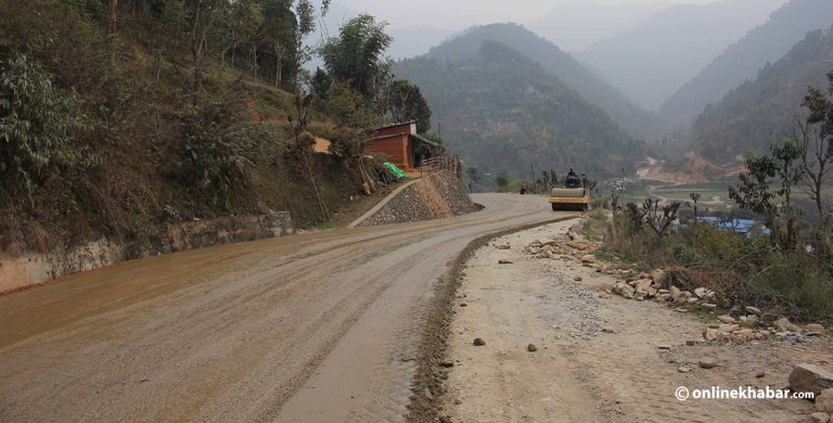 गुल्मीको छल्दी–इस्मा सडक कालोपत्रे तयारी