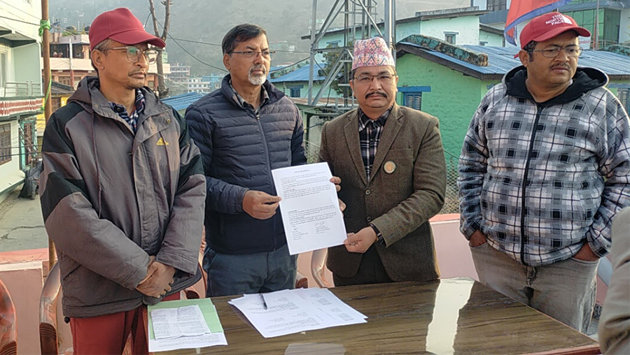 रुकुमपश्चिममा उनेपाको उम्मेदवारी निष्कृय, प्रलोपा नेता शर्मालाई समर्थन