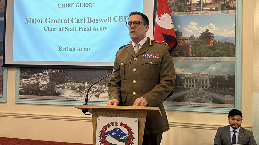 विश्व शान्ति र स्थायित्वमा नेपाली सेनाको योगदान असाधारण : बेलायती सेना