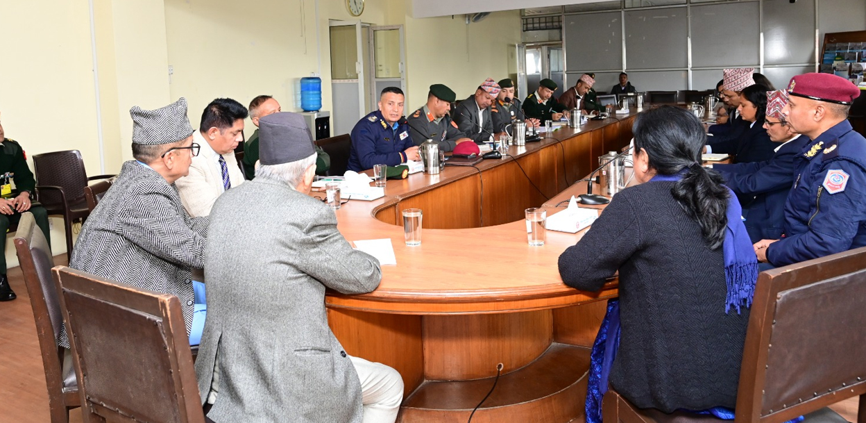 मानव अधिकार आयोगद्वारा निर्वाचन सुरक्षाबारे सुरक्षा निकायसँग छलफल